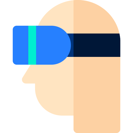 gafas de realidad virtual icono gratis