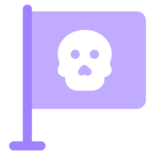 bandera pirata icono gratis