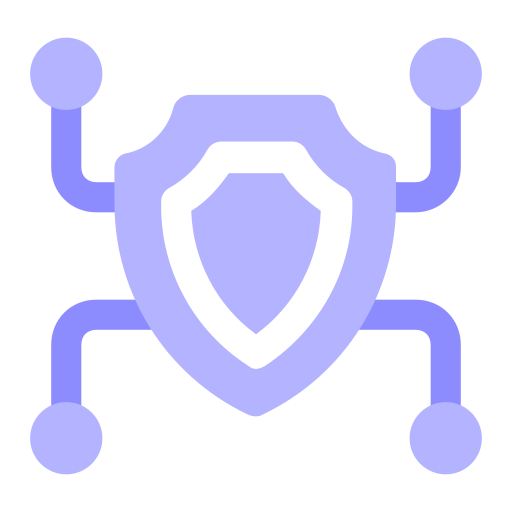 seguridad de la red icono gratis