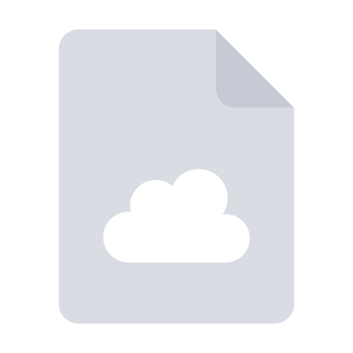 documento en la nube icono gratis