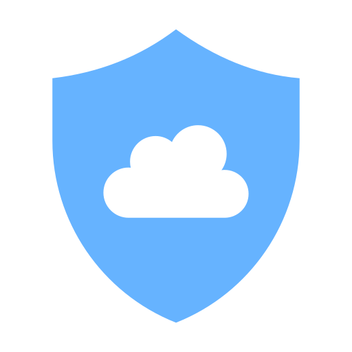 protección en la nube icono gratis