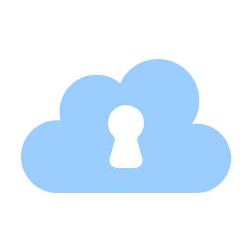 protección en la nube icono gratis