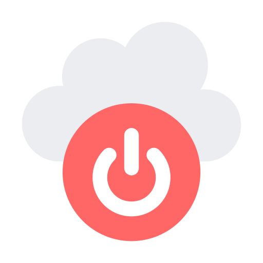 poder de la nube icono gratis