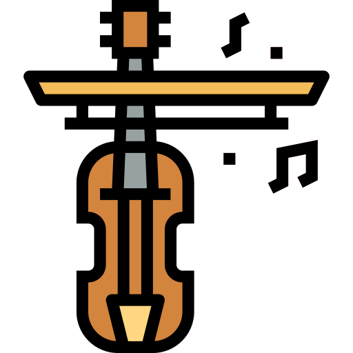 violín icono gratis