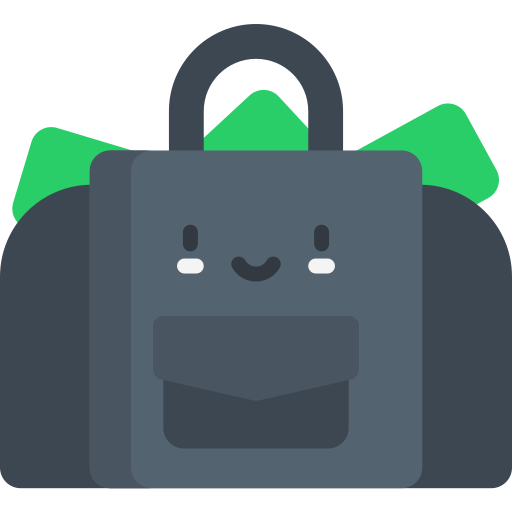 sac d'argent Icône gratuit