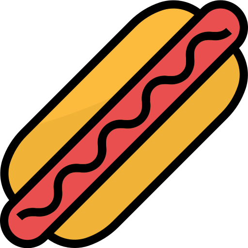 hot dog icono gratis