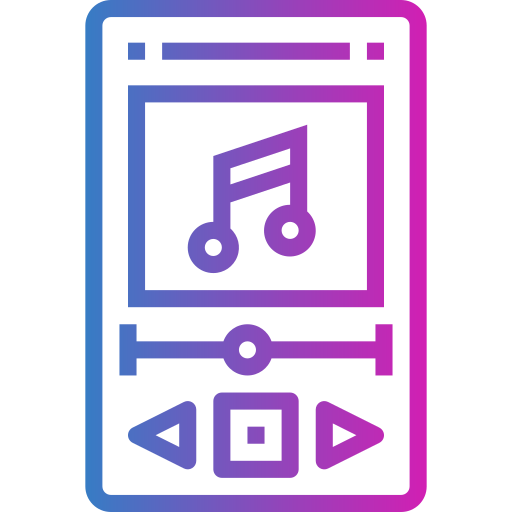 Reproductor de música icono gratis