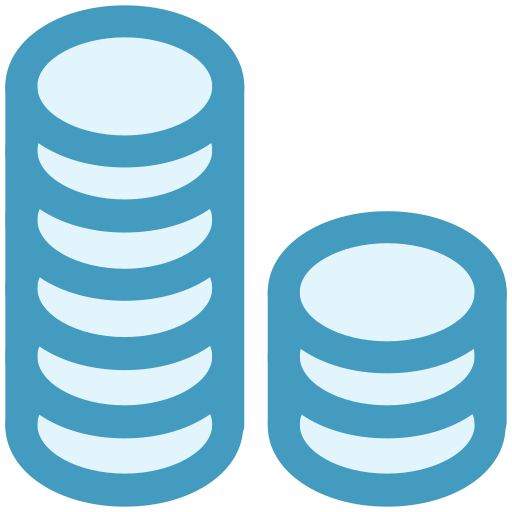 monedas icono gratis