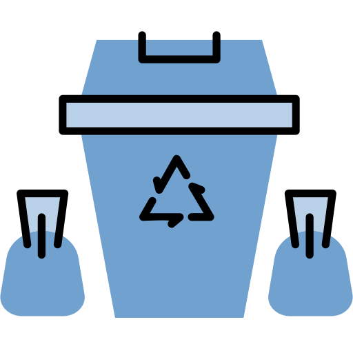 Waste management free icon