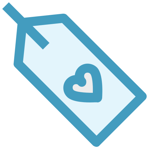 etiqueta icono gratis