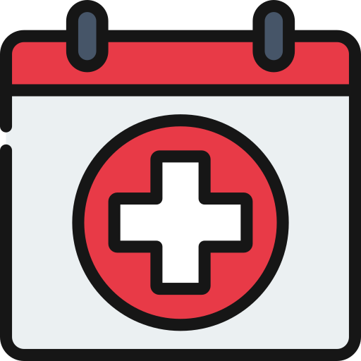 cita hospitalaria icono gratis