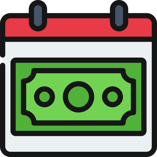 pago en efectivo icono gratis