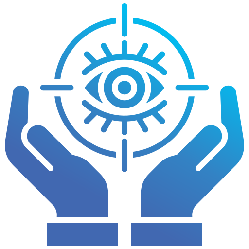 visión icono gratis