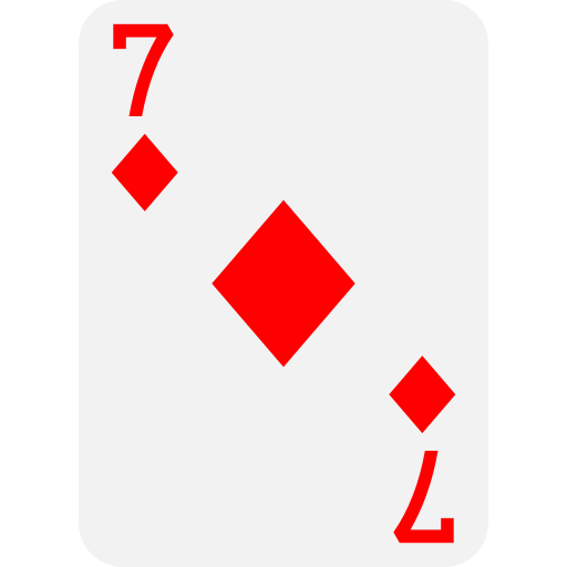 Seven of diamonds free icon