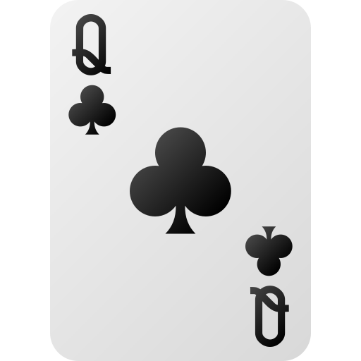 reina de clubes icono gratis