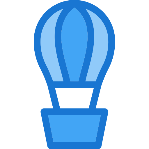 Globo de aire caliente icono gratis