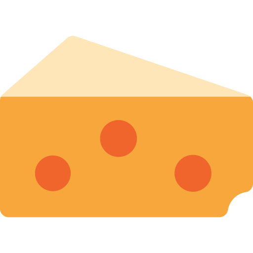 Cheese Basic Rounded Flat icon