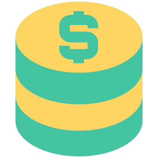 monedas icono gratis