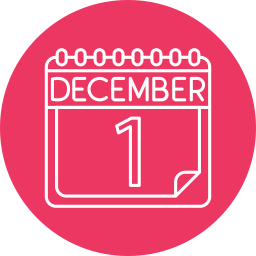 diciembre icono gratis