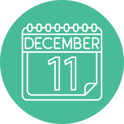 diciembre icono gratis