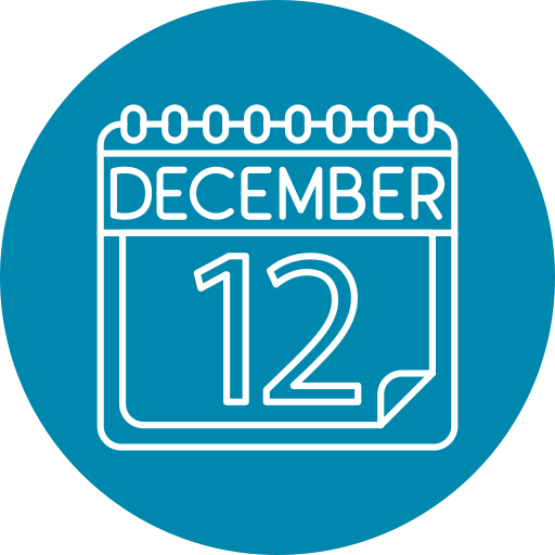 diciembre icono gratis