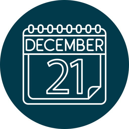 diciembre icono gratis