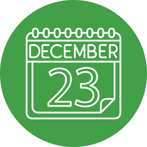 diciembre icono gratis