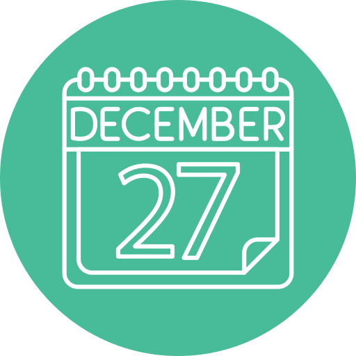 diciembre icono gratis