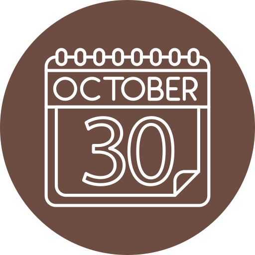 octubre icono gratis