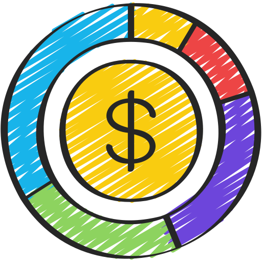 gráfico circular icono gratis