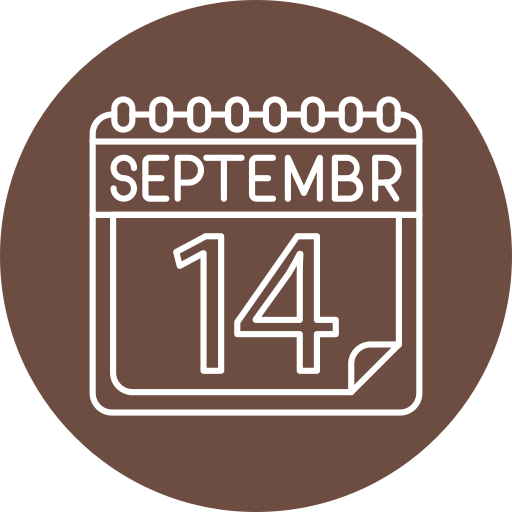 septiembre icono gratis