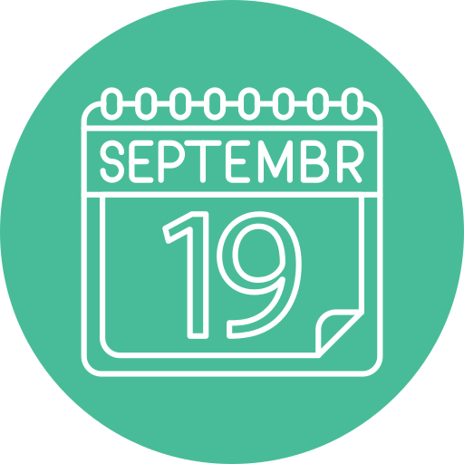 septiembre icono gratis