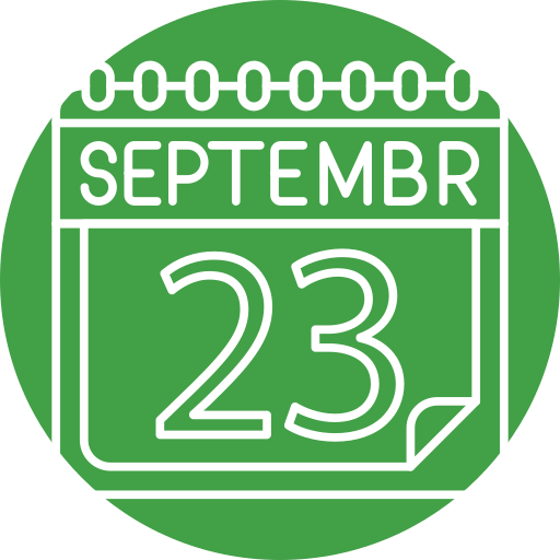 septiembre icono gratis