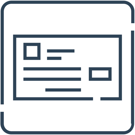 Квитанция бесплатно иконка