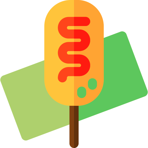 Corndog icono gratis