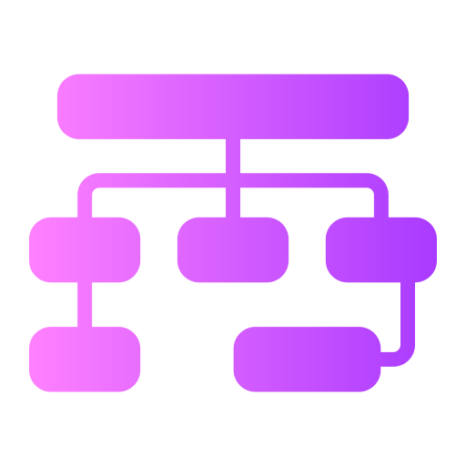 diagrama de flujo icono gratis