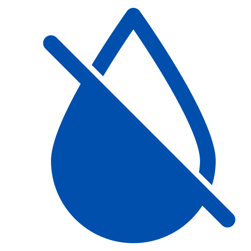 no hay agua icono gratis