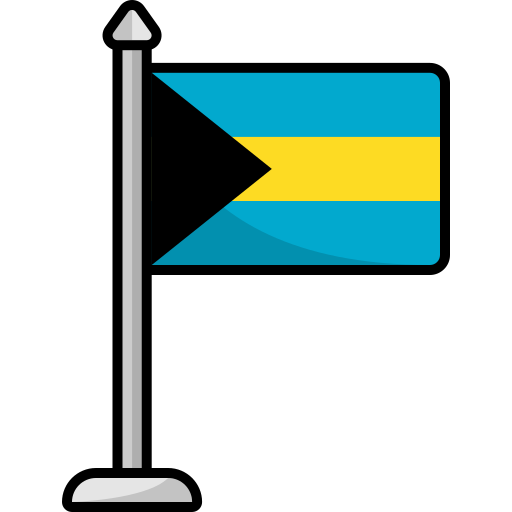 bandera de bahamas icono gratis