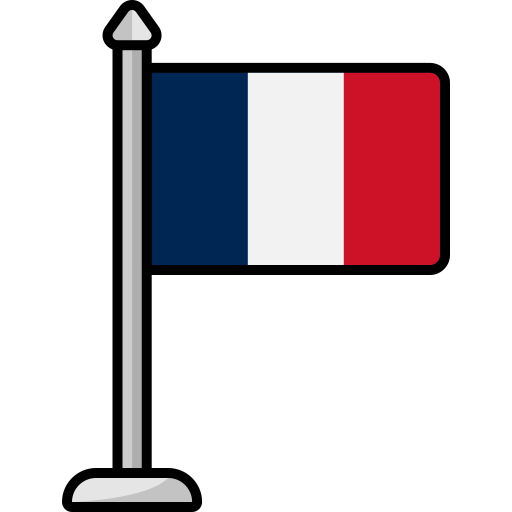 bandera de francia icono gratis