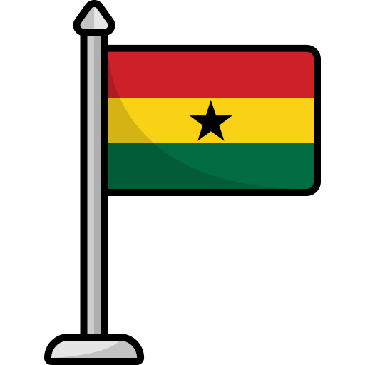 bandera de ghana icono gratis