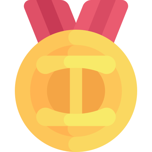 medalla de oro icono gratis