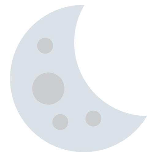 meia-lua grátis ícone