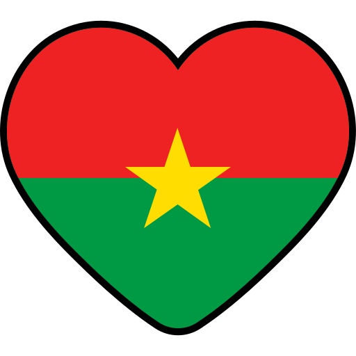 bandera de burkina faso icono gratis