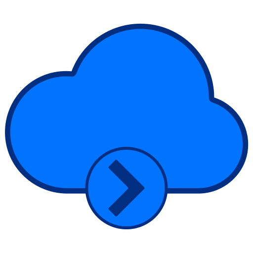 acceso a la nube icono gratis