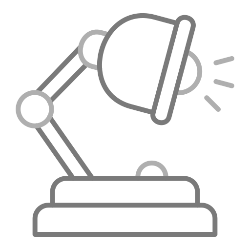 Desk lamp free icon