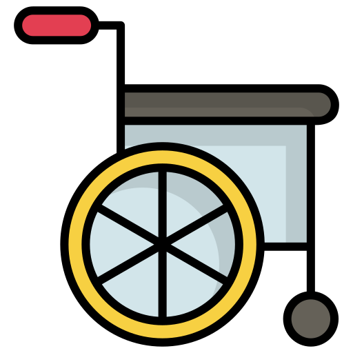 Инвалидная коляска бесплатно иконка