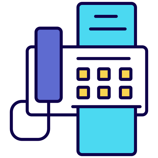 máquina de fax icono gratis