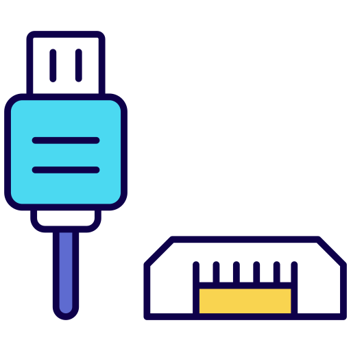 conector del cable icono gratis