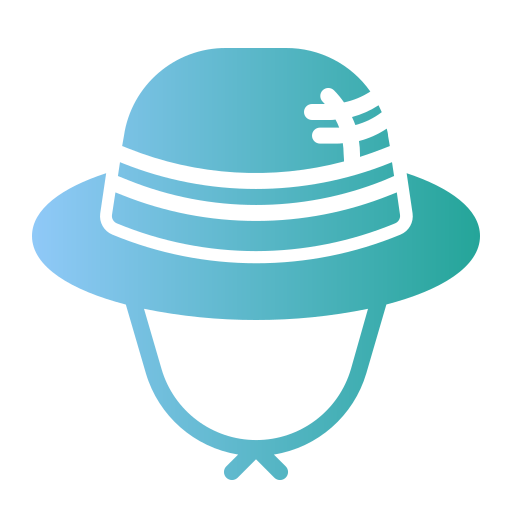 sombrero de granjero icono gratis