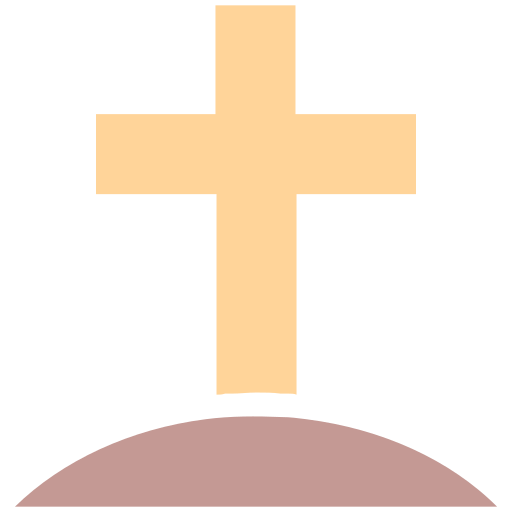 cruz de la tumba icono gratis